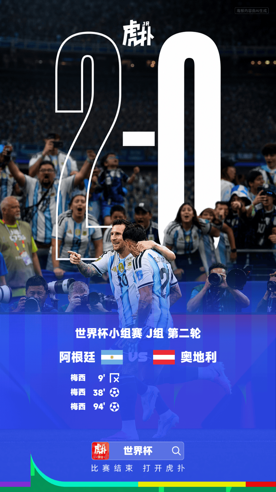 世界杯:阿根廷2-0奥地利-国际足球-国际足球资讯